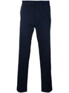 Qasimi Straight Leg Trousers, Men's, Size: 32, Blue, Cotton/cupro