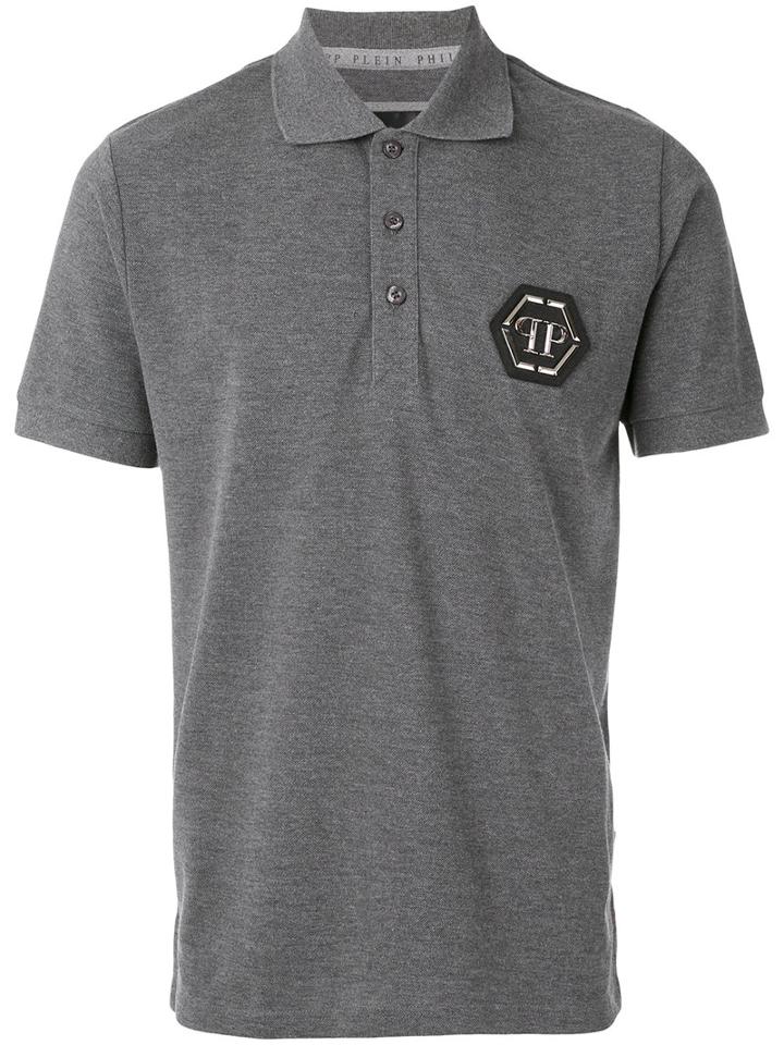 Philipp Plein - 'tatami' Polo Shirt - Men - Cotton - Xxxl, Grey, Cotton