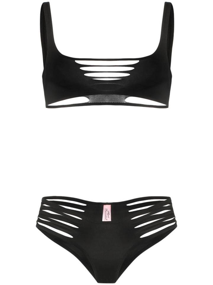 Agent Provocateur Dakota Laser Cut Bikini - Black