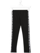 Balmain Kids Logo Leggings - Black