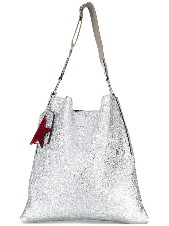 Golden Goose Deluxe Brand - The Carry Over Hobo Bag - Women - Leather - One Size, Women's, Grey, Leather