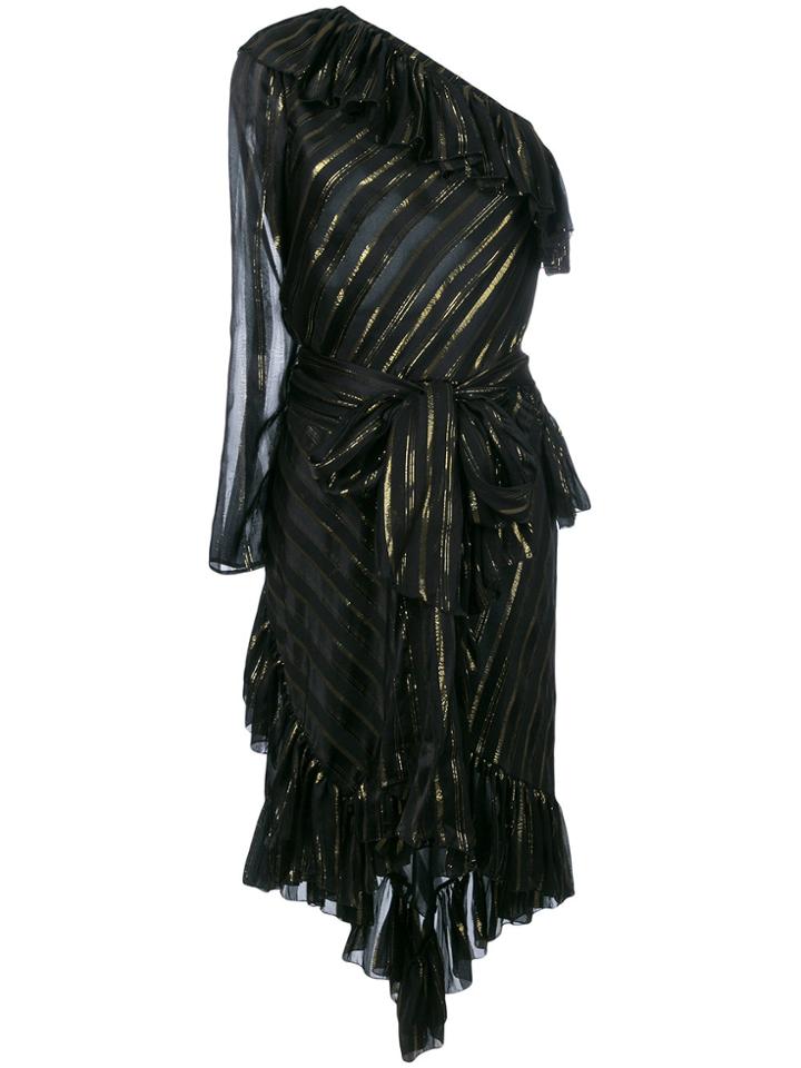Philosophy Di Lorenzo Serafini Asymmetric Flared Dress - Black