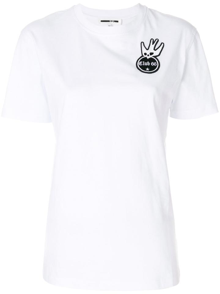 Mcq Alexander Mcqueen Embroidered Patch T-shirt - White