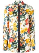 Fausto Puglisi Floral Print Shirt - White