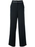 Tibi Wide-legged Trousers - Blue