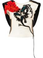 Litkovskaya Patch Embellished Blouse - Black