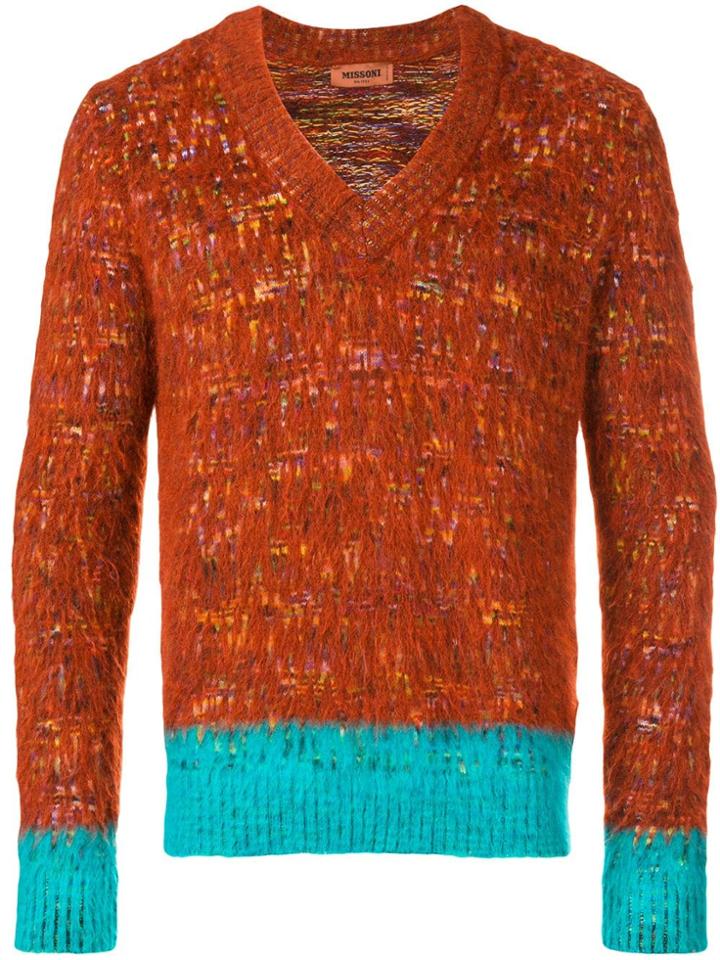 Missoni V-neck Sweater - Brown
