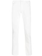 Jacob Cohen Pocket Square Slim-fit Jeans - White