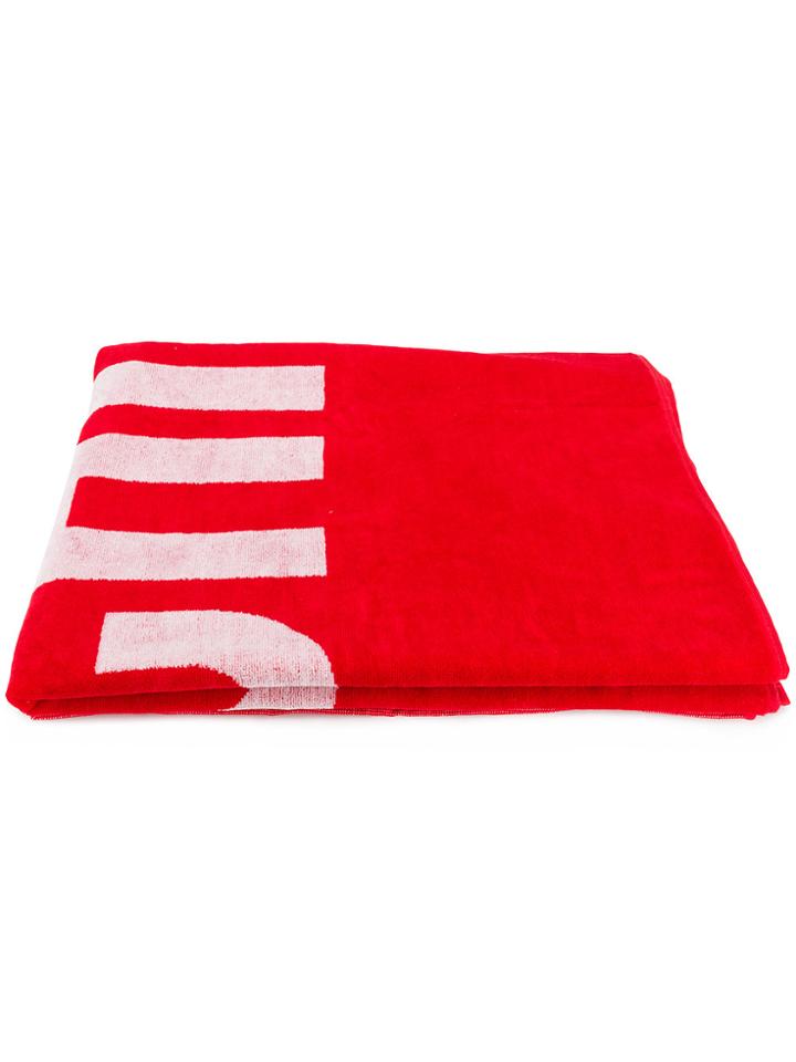Moschino Moschino Print Beach Towel - Red