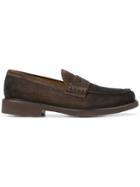 Doucal's Faded Loafers - Brown