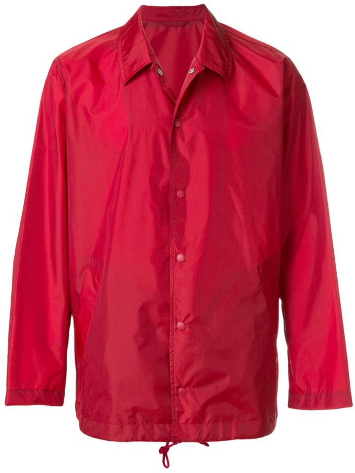 John Lawrence Sullivan Back Logo Shirt Jacket - Red