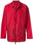 John Lawrence Sullivan Back Logo Shirt Jacket - Red