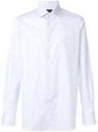 Ermenegildo Zegna Long-sleeve Fitted Shirt - Blue