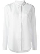 Twin-set Classic Shirt, Women's, Size: Large, White, Lyocell