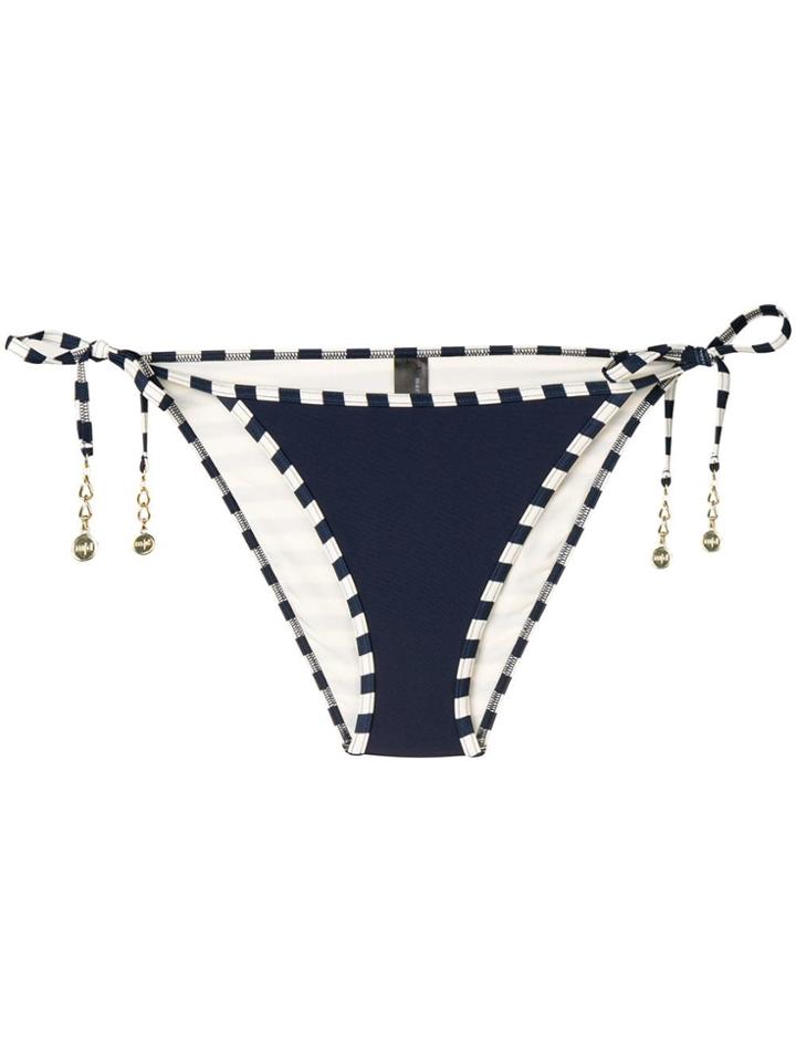 Marlies Dekkers Marinieère Tie Bow Bikini Briefs - Blue