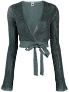 M Missoni Knit Wrap Top - Green