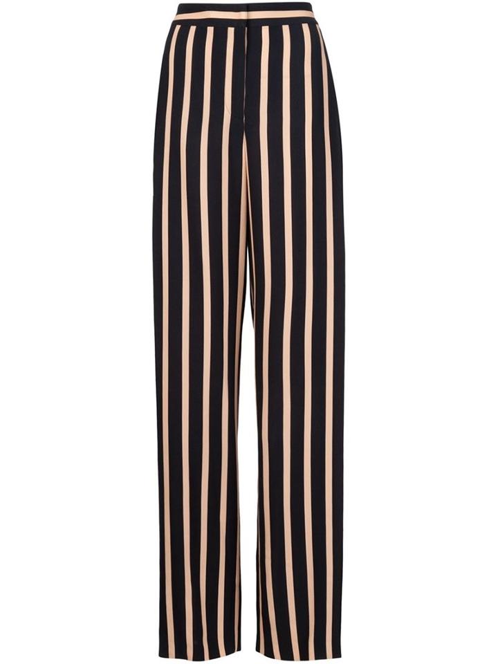 Emanuel Ungaro Striped High Waisted Trousers