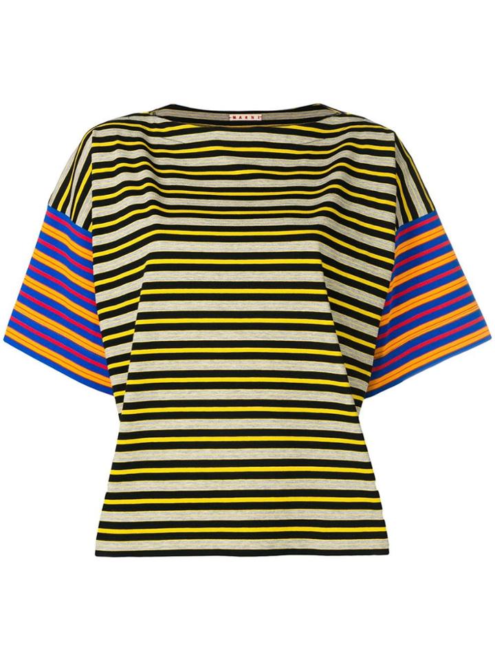 Marni Marni Crew Neck T-shirt Orange - Yellow & Orange