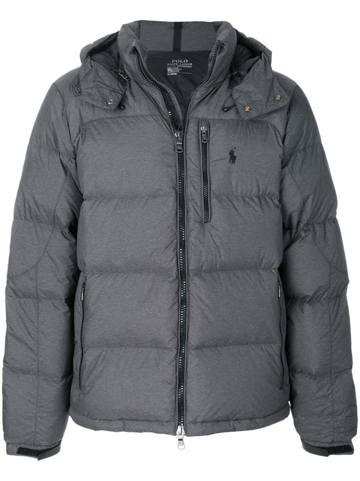 Polo Ralph Lauren Classic Padded Logo Jacket - Grey