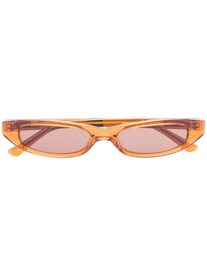 Dmy By Dmy Reese Slim Cat-eye Sunglasses - Orange