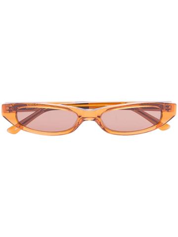 Dmy By Dmy Reese Slim Cat-eye Sunglasses - Orange