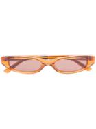 Dmy By Dmy Reese Slim Cat-eye Sunglasses - Orange