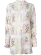 Jc De Castelbajac Vintage Cartoon Printed Shirt, Women's, Size: 42, White