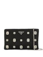 Prada Zip Pouch Handbag - Black