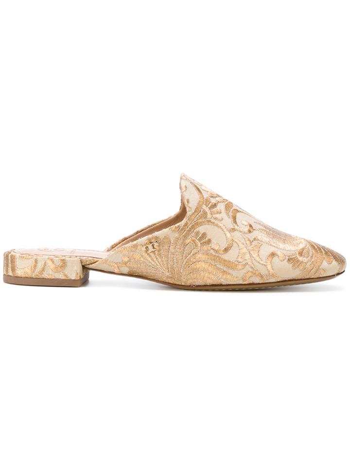 Tory Burch Carlotta Slides - Nude & Neutrals