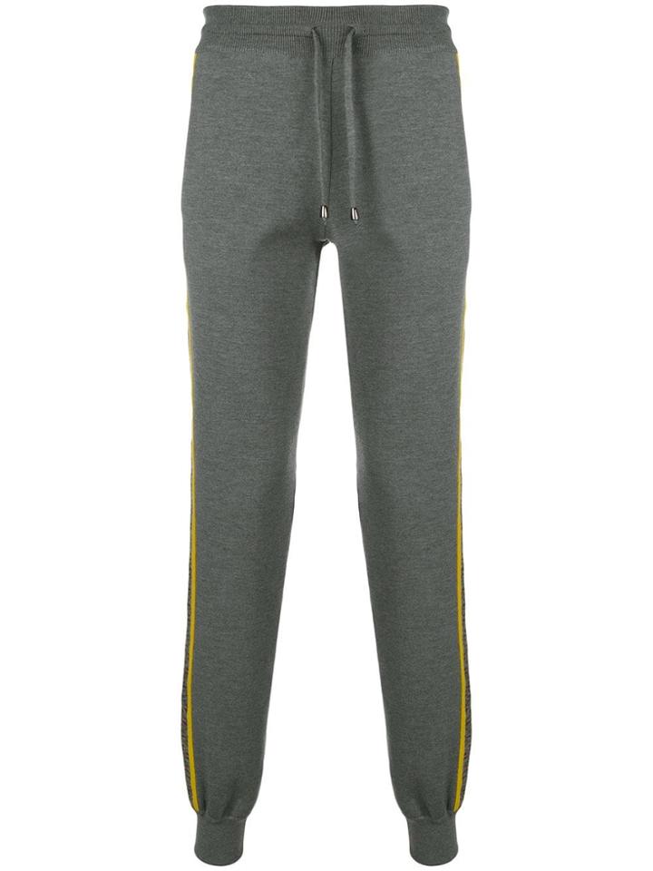 Missoni Side-stripe Drawstring Trousers - Grey