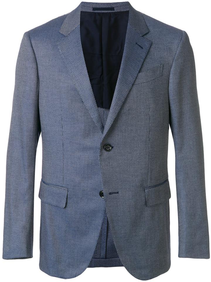 Ermenegildo Zegna Classic Fitted Blazer - Blue