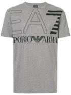Ea7 Emporio Armani Logo Printed T-shirt - Grey