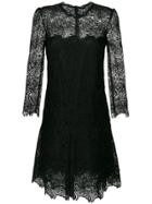 Ermanno Scervino A-line Lace Dress - Black