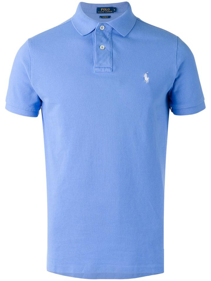 Polo Ralph Lauren Classic Polo Shirt, Men's, Size: Large, Blue, Cotton