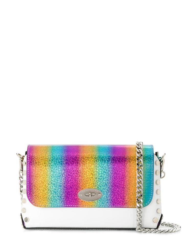 Marc Ellis Rainbow Shoulder Bag - White