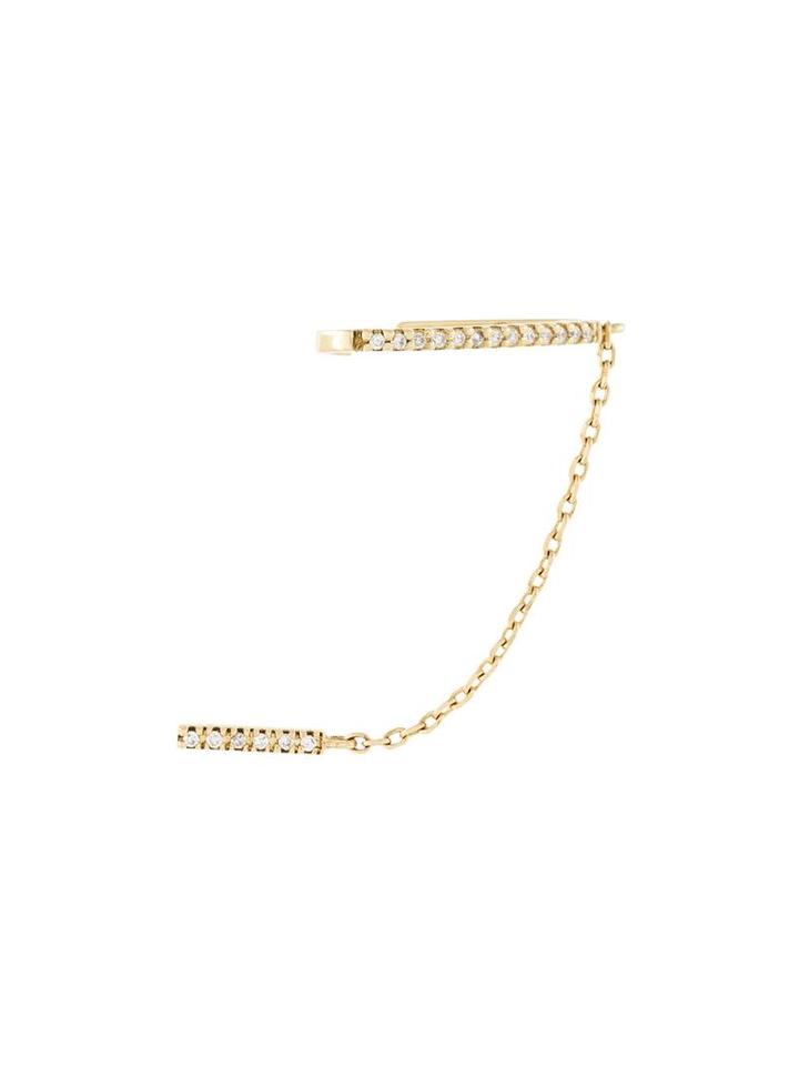 Maria Black 'sarah' Diamond Earcuff, Women's, Yellow/orange