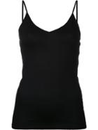 H Beauty & Youth Ribbed Cami Top, Women's, Black, Lyocell/cotton