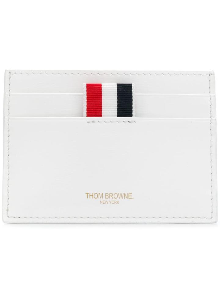 Thom Browne Double Sided Cardholder - White