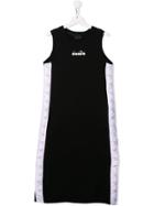 Diadora Junior Sleeveless Jersey Dress - Black