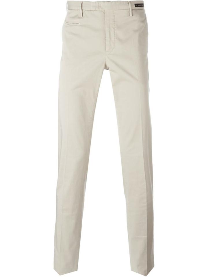 Pt01 Slim Fit Chinos, Men's, Size: 54, Nude/neutrals, Cotton/spandex/elastane