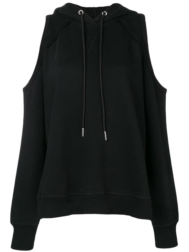 Diesel F-norie Cold-shoulder Hoodie - Black