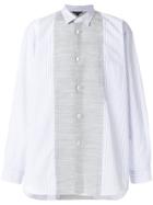 Comme Des Garçons Homme Plus Panelled Loose-fit Shirt - Blue