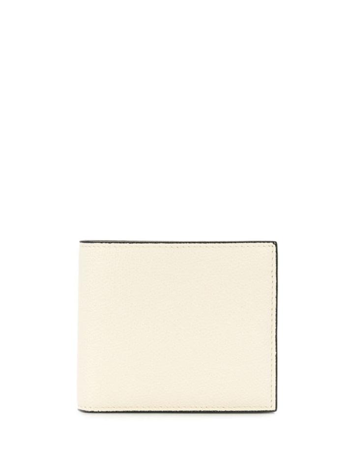 Valextra Bi-fold Cardholder Wallet - White