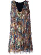 Marco De Vincenzo Fringed Mini Dress