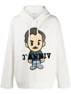 Ih Nom Uh Nit Printed Pablo Hoodie - White