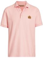 Burberry Archive Logo Cotton Piqué Polo Shirt - Pink & Purple
