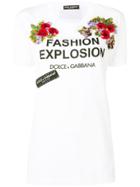 Dolce & Gabbana Fashion Explosion T-shirt - White