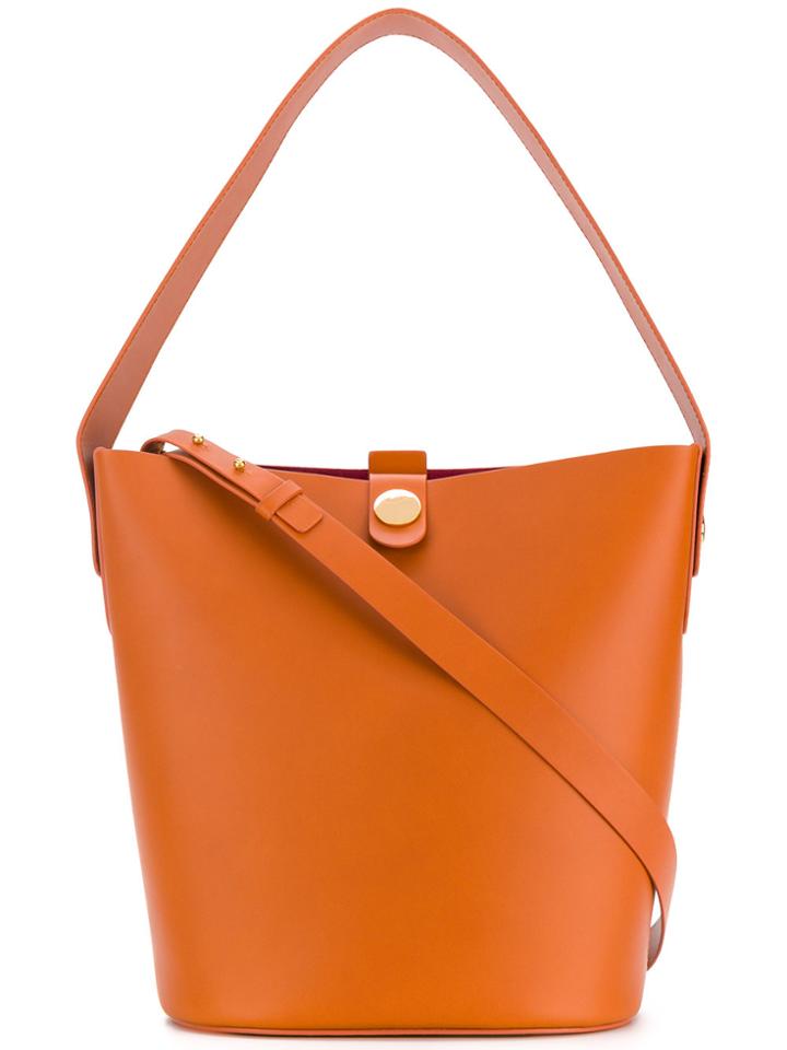 Sophie Hulme The Swing Large Shoulder Bag - Yellow & Orange