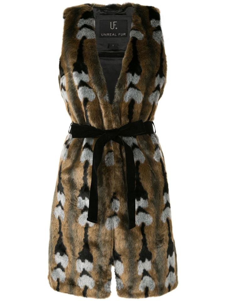 Unreal Fur Faux Fur Reflections Vest - Multicolour