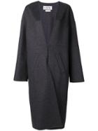 Loewe Collarless Coat - Grey